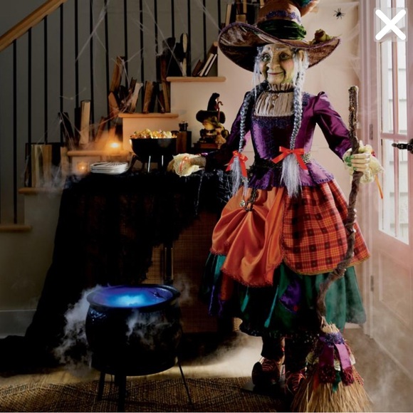 Frontgate Hammered Metal Cauldron with Stand - NWT - Picture 3 of 6